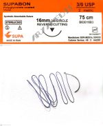 نخ و سوزن جراحی ویکریل (سوپابن) 3/0 کات سوزن 16 (قابل جذب)