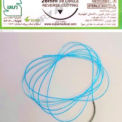 نخ و سوزن جراحی نایلون 3/0 کات سوزن 26