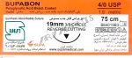 نخ و سوزن ویکریل (سوپابن) 4/0 با کات سوزن 19
