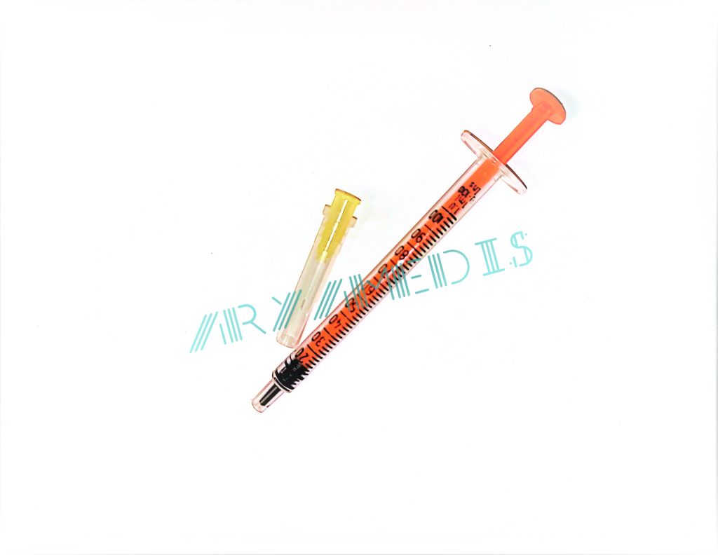 سرنگ انسولین سوپا با سرسوزن G30 , G29 , G27 لوئر اسلیپ