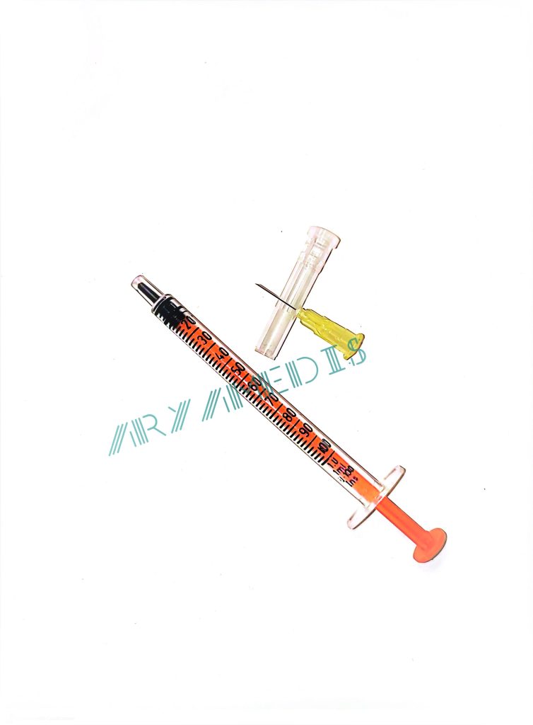 سرنگ انسولین سوپا با سرسوزن G30 , G29 , G27 لوئر اسلیپ