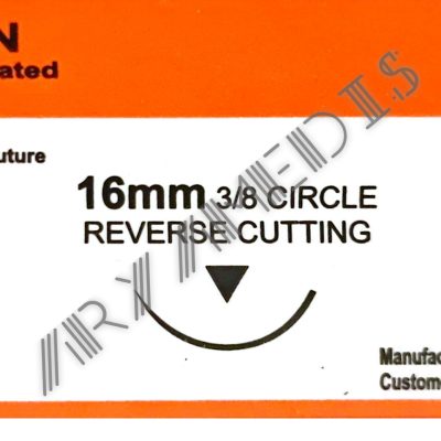 نخ و سوزن جراحی ویکریل (سوپابن) 3/0 کات سوزن 16 (قابل جذب)