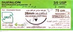نخ و سوزن جراحی نایلون 3/0 کات سوزن 26