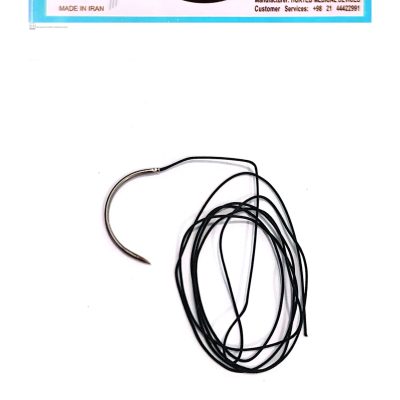 نخ و سوزن جراحی سیلک 1 کات سوزن 37 (غیر قابل جذب طبیعی)