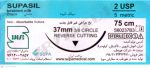 نخ و سوزن جراحی سیلک 2 کات سوزن 37 (غیر قابل جذب طبیعی)