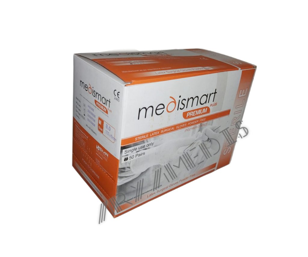 دستکش جراحی بدون پودر مدی اسمارت Medi Smart