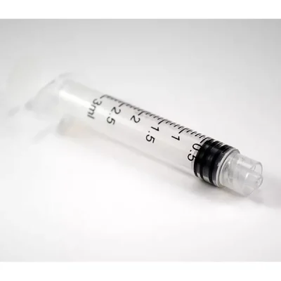 سرنگ سوپا 3cc سه تکه لوئرلاک با سوزن 23 - 22