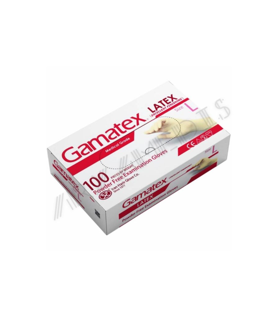 دستکش لاتکس Gamatex (حریر)